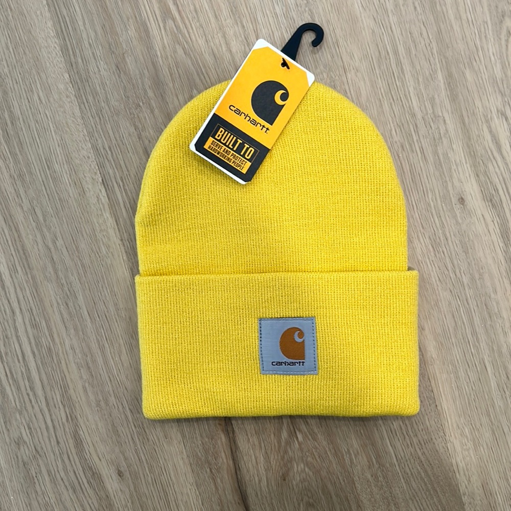 Carhartt Yellow Beanie, NWT